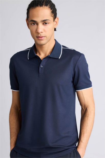 Slım Fıt Kısa Kollu Polo Tişört