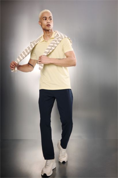 Slim Fit Short Sleeve Polo T-Shirt