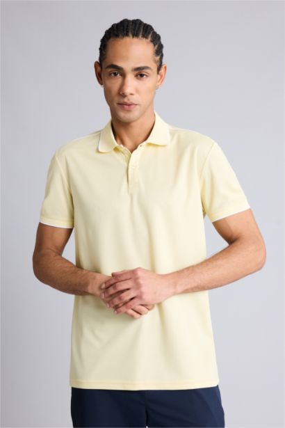 تيشيرت بولو نص ردن سليم فيت