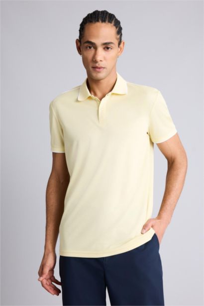 Slim Fit Short Sleeve Polo T-Shirt