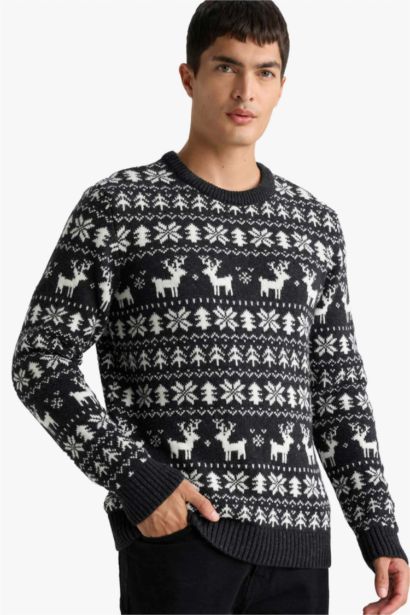 Standard Fit Knitwear Christmas Pullover