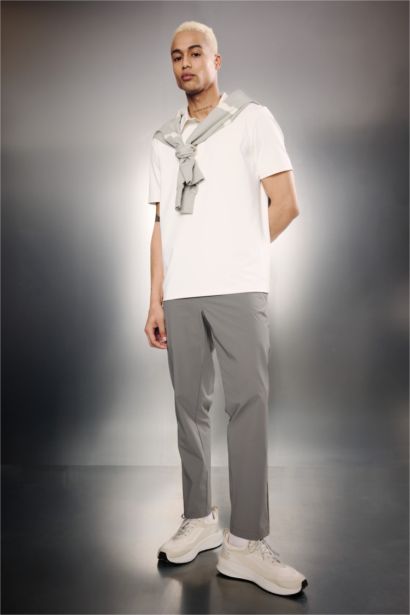 Standard Fit Short Sleeve Polo T-Shirt