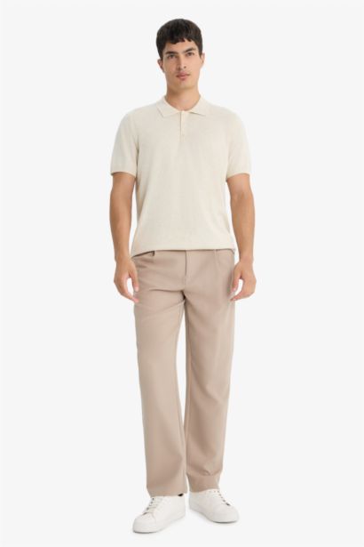 Standard Fit Short Sleeve Polo T-Shirt