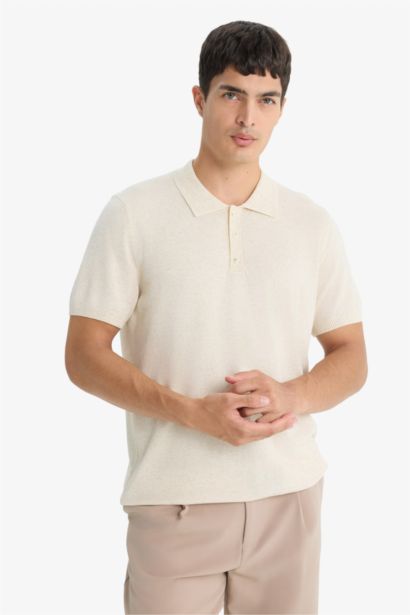 Standard Fit Short Sleeve Polo T-Shirt