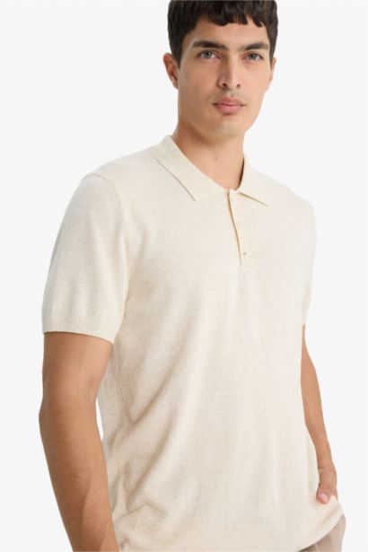 Standard Fit Short Sleeve Polo T-Shirt