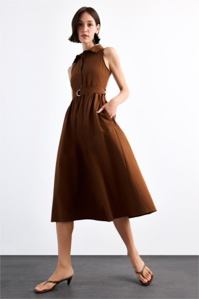 فستان طويلة نص ردن