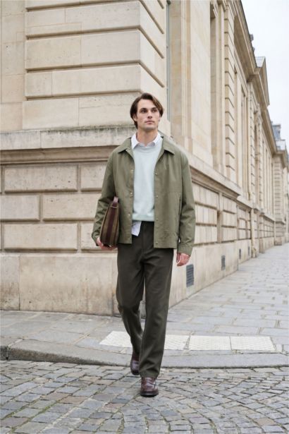 Pantalon smart-casual en coton pour garçon