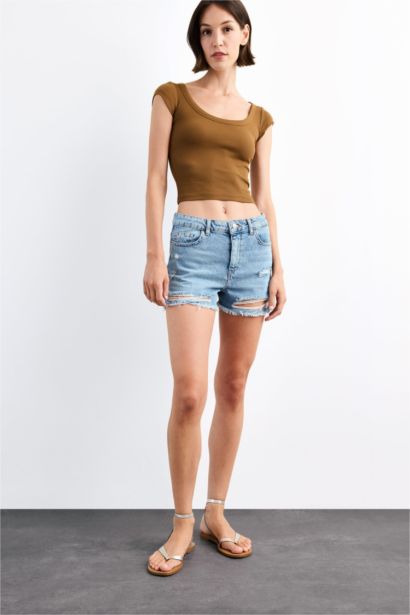 Crew Neck Short Sleeve T-Shirt