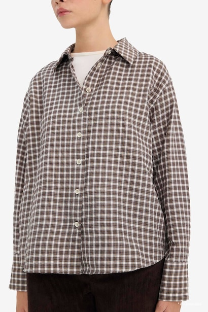 Oversize Fit Poplin Long Sleeve Shirt
