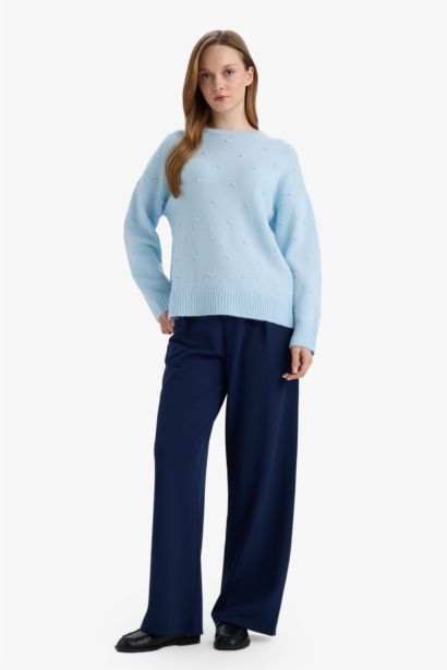 Брюки из крепа Straight Wide с прямыми штанинами