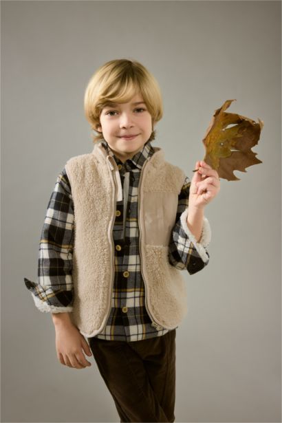 Baby Boy Regular Fit Plush Vest