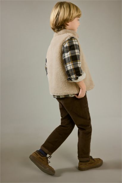 Baby Boy Regular Fit Plush Vest