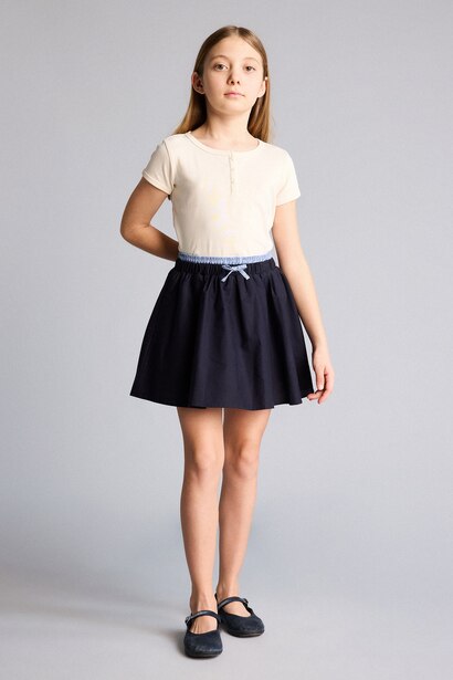 Girl Slim Fit Short Sleeve T-Shirt