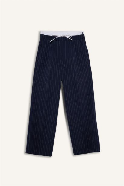 Длинные брюки Wide Leg с высокой талией и двумя карманами