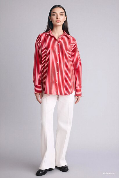 Wide Leg Wide Leg Zipper Pocket Gabardine Trousers