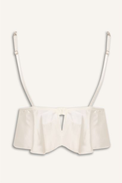Regular Fit Saten Pijama Üst