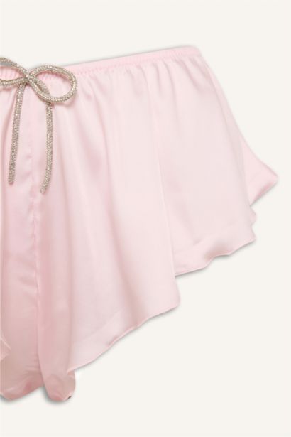 Regular Fit Saten Pijama Alt