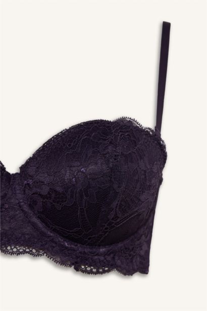 حمالة صدر برا دانتيل بنص حشو مبطن