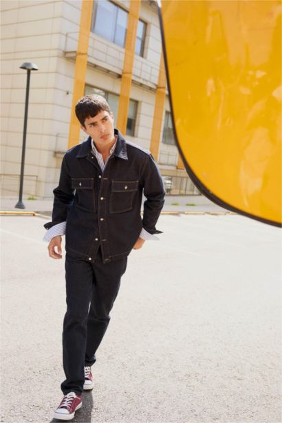 سروال جينز قصة مريحة