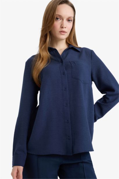 Рубашка с длинным рукавом стандартного кроя Aerobin для женщин