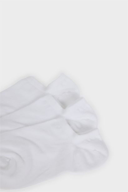 Woman Basic 3 piece Cotton Step Socks