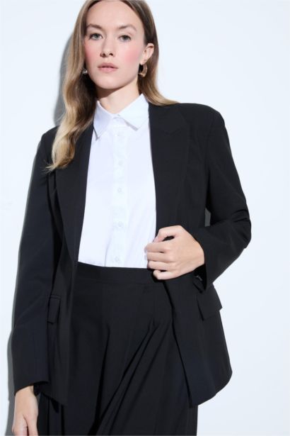 Regular Fit Jacket Collar Blazer