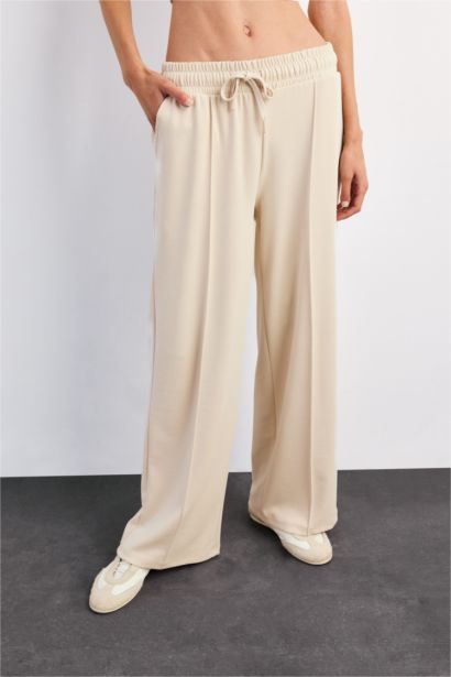 Relax Fıt Normal Bel Düz Paça Modal Pantolon