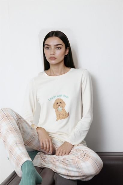 سيت قصة عادية كم طويل من قطعتين