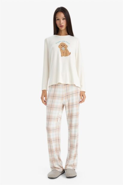 سيت قصة عادية كم طويل من قطعتين