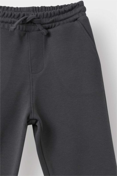 Мужские детские брюки из пике на резинке