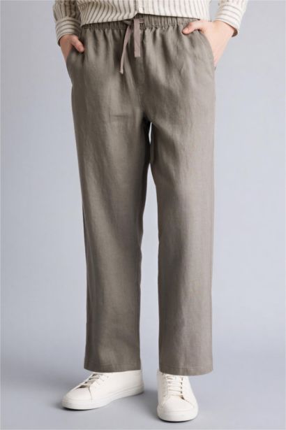 Pantalon 100% lin