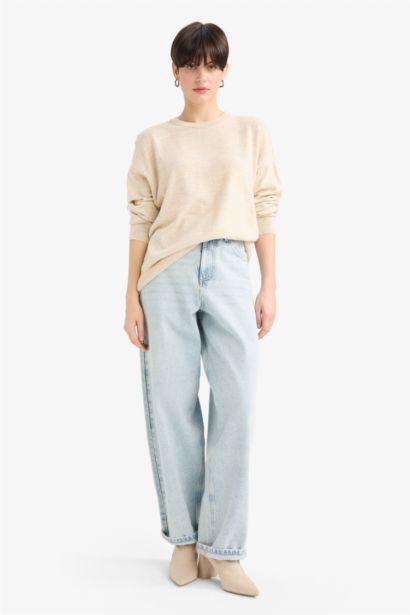 Regular Fit Crew Neck Knitwear Pullover