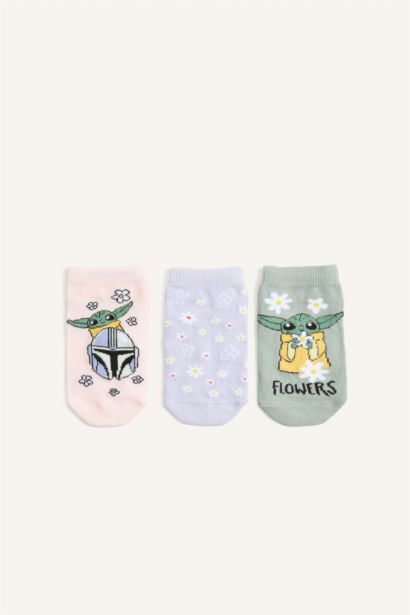 Girl Star Wars Licensed 3 piece Short Socks