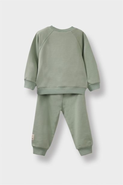 Baby Boy Printed Sweatshirt Sweatpants 2 Piece Set