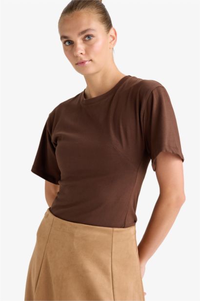 Slim Fit Skinny Crew Neck T-Shirt