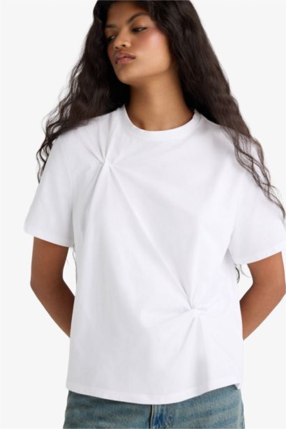 Regular Fit Crew Neck Cotton T-Shirt