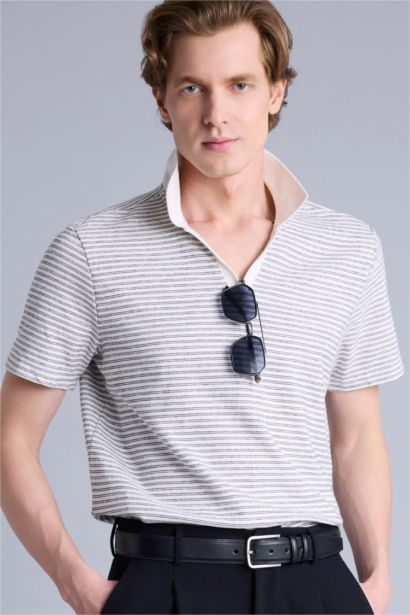 Man Short Sleeve Polo T-Shirt