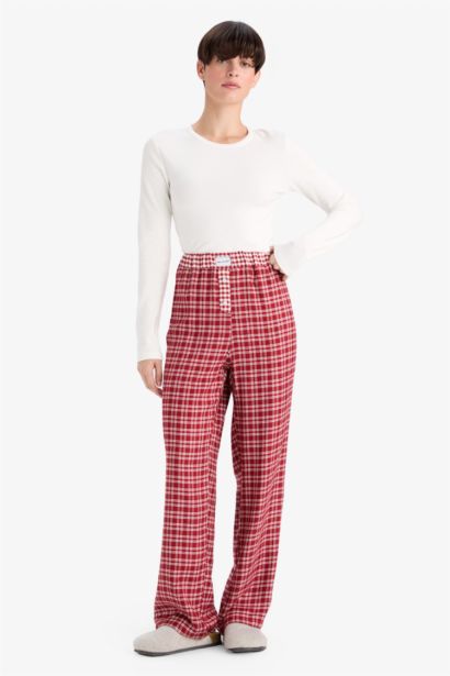 Regular Fit Flanel Bottom