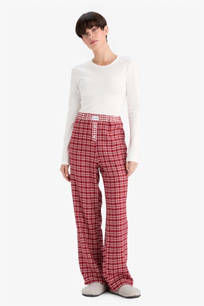 Regular Fit Flanel Bottom