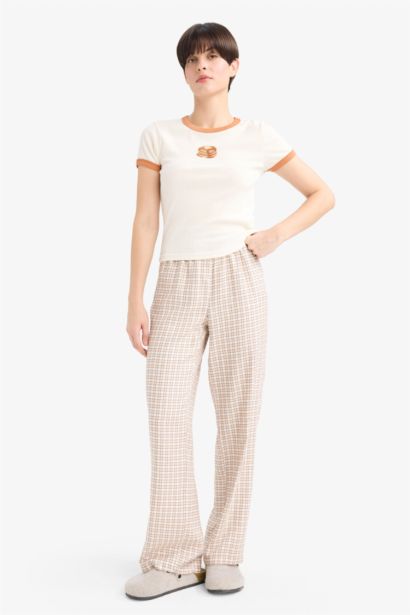 Regular Fit Flanel Bottom