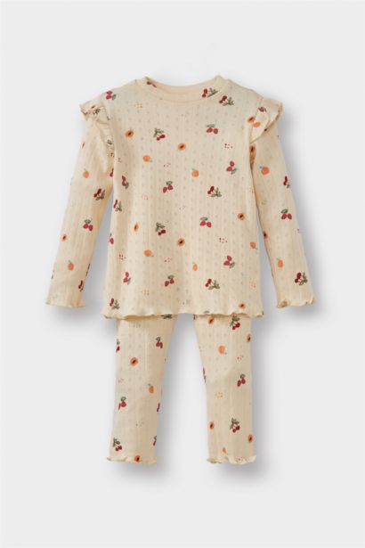 2 piece Regular Fit Fruit Knitted Pyjamas