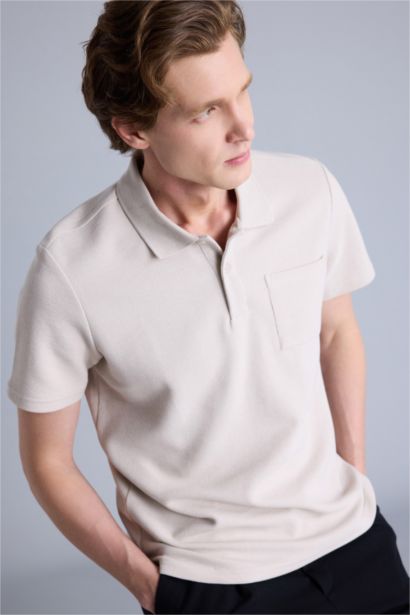 Man Short Sleeve Polo T-Shirt