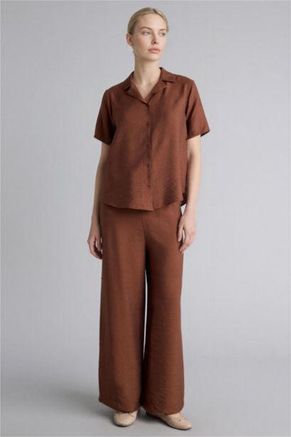 Relax Fit Wide Leg Capri