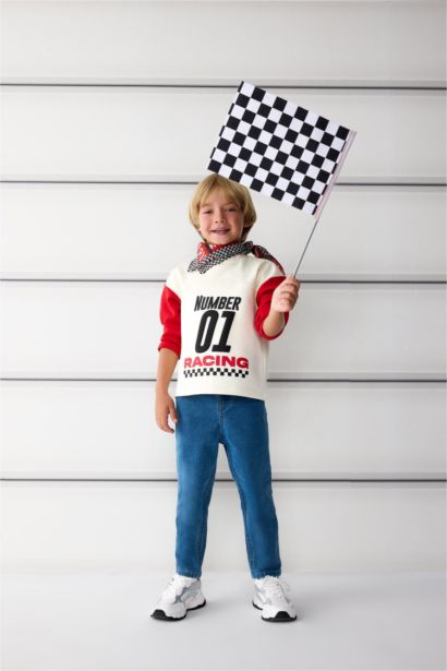 Baby Boy Crew Neck Printed T-Shirt