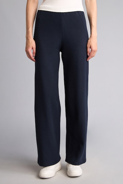 Straight Fit Geniş Paça Pantolon