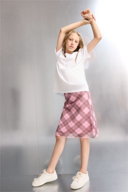 Girl Regular Fit Knitted Skirt