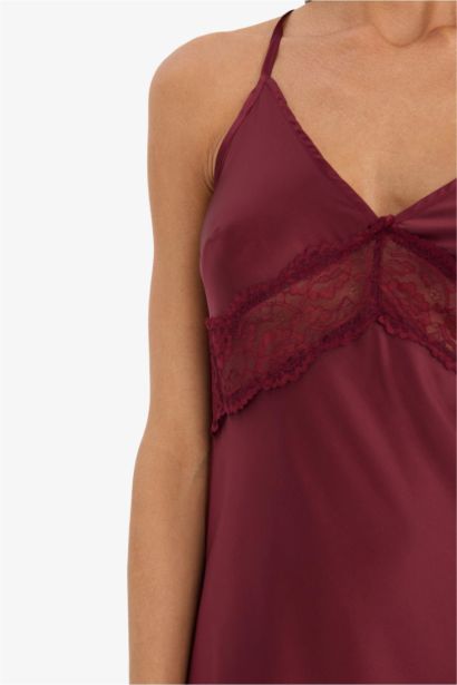Satin Strappy Nightgown
