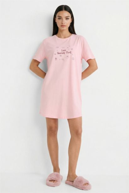 Regular Fit Printed Nightgown