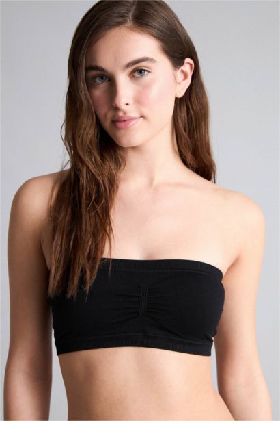 Бюстгальтер без бретелек без косточек со съемными чашечками и вкладышами