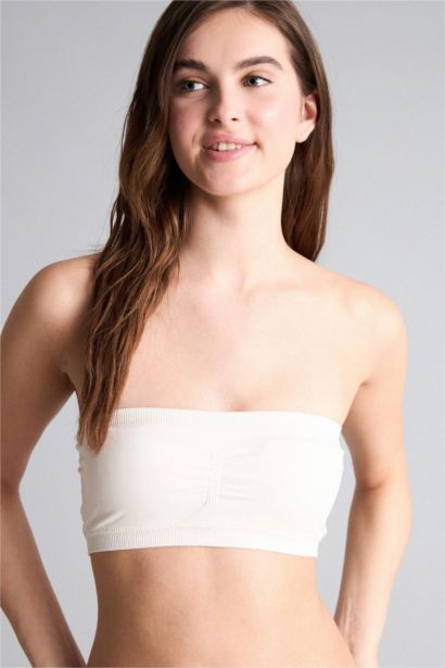 Бюстгальтер без бретелек без косточек со съемными чашечками и вкладышами